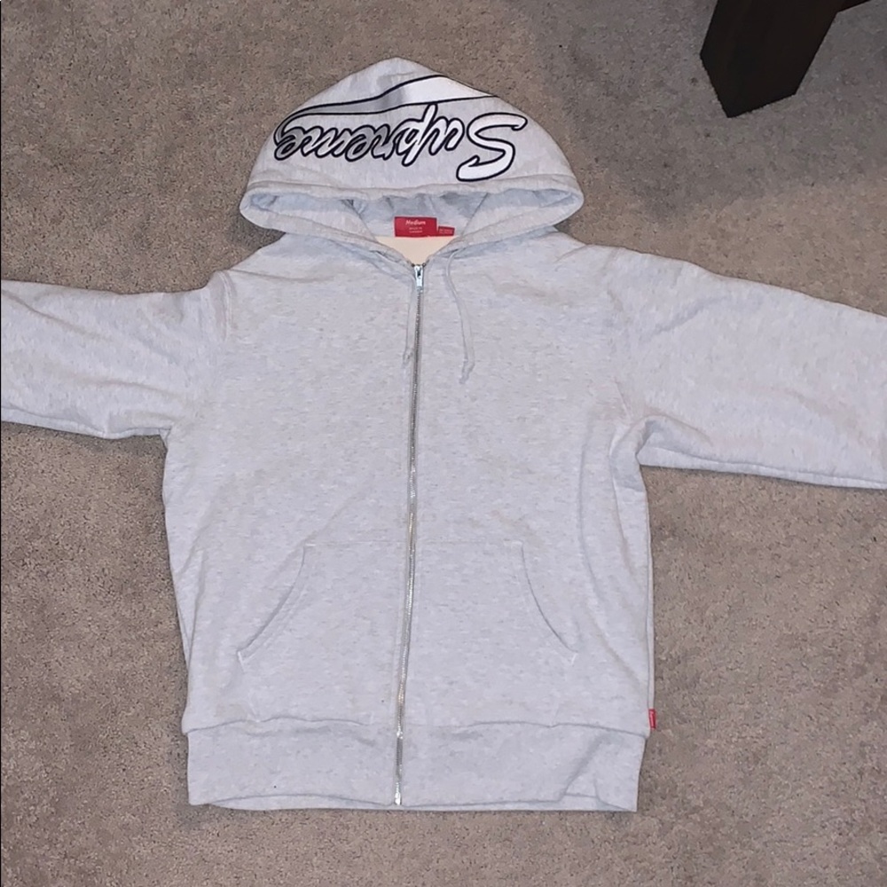 Supreme Thermal Zip Up Hoodie Jacket FW18